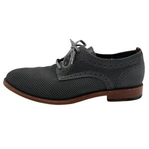 Cole Haan Grand 360 Mens 9M Gray Knit Oxford Dress Shoes Comfort Lightweight